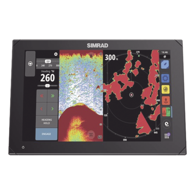 Pantalla de Navegación NSX de 12 pulgadas / SolarMAX IPS HD / Integración Total con Mercury / Compatibilidad con Radar HALO / Uso Compartido de Datos de Sonda / Conectividad Ethernet y USB / Red NMEA 2000