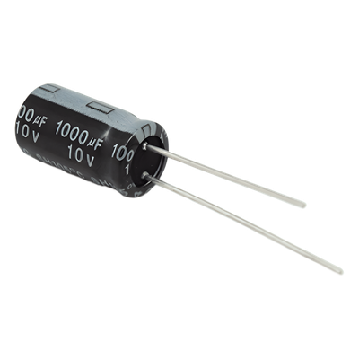 Capacitor Electrolítico de Aluminio, Radial de 1000 µFd, 10 V