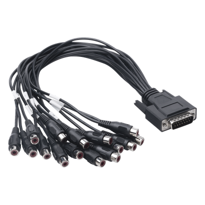 Adaptador de 15 Entradas de Audio para DVR´s epcom y HIKVISION