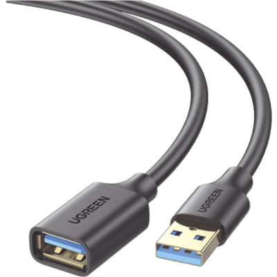 Cable Extensor USB 3.0 / 1 Metro / Macho-Hembra / 5 Gbps / Ultra Durabilidad / Núcleo de cobre estañado 28/22 AWG / Blindaje interior múltiple / Ideal para teclado, mouse , etc.