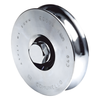 310 – Rueda de 8 cm SIN Soporte / Soporta hasta 200 kg / Canal Tipo «U»