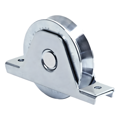 336V – Rueda de 12 cm / Capacidad Para Puertas de Hasta 400 kg / Canal Tipo «V»