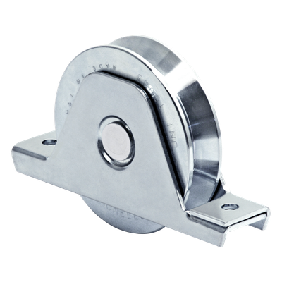 336V – Rueda de 14 cm / Capacidad Para Puertas de Hasta 420 kg / Canal Tipo «V»