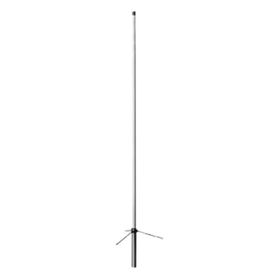 Antena base UHF, fibra de vidrio ajustable, rango de frecuencia 406 – 512 MHz