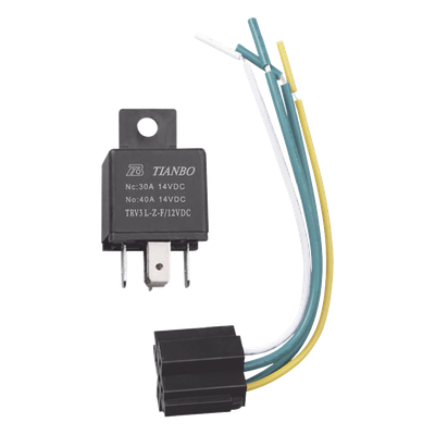 Relevador de 5 pines automotriz de 24 volts