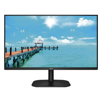 Monitor LED de 27″ VESA, Resolución 1920 x 1080 Pixeles,  Entradas de Video VGA / HDMI. Panel IPS LCD  Backlight LED. Ultra Delgado