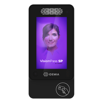 Lector facial Vision Pass SP MDI con lector Iclass, IP65