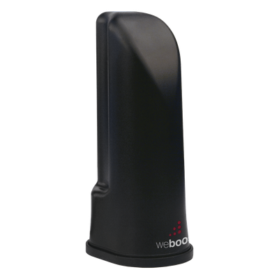 Antena de escritorio tipo cilindro color negra. Cubre las bandas de frecuencia celular. Especial para amplificadores y dispositivos celulares 4G y 3G. Con 1.52 m de cable RG-174 y con conector SMA macho.