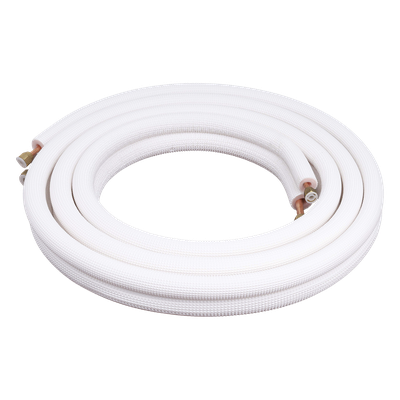 Kit de tubería / 1 / 4″  y 5 / 8 » / Capacidad para minisplit AUFIT / 2 a 3 Toneladas / Cinta aislante / Accesorios / Longitud de 4 metros