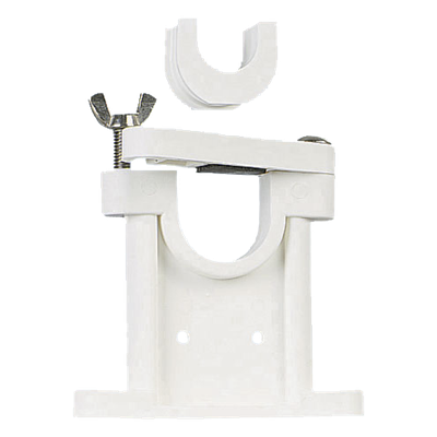 Soporte para antenas de 1 1/2 «, 1 1/8″ y 1» de diametro, utilizando el adaptador incluido.