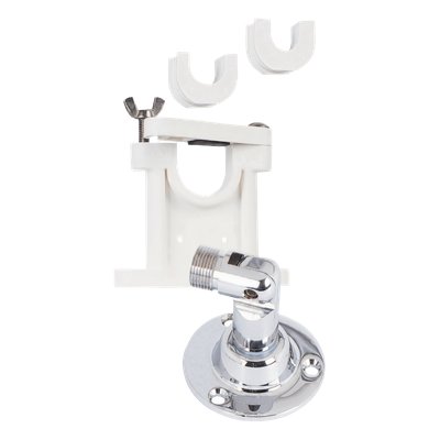 Kit de Montaje con Soporte Giratorio Ajustable / Para Antenas de 1″ ó 1-1/2″ de Diámetro / Rosca Estándar 1″ x 14 Hilos.