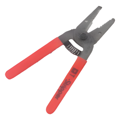 Pinza pelacable de acción rápida y suave. Calibre 16 a 26 con 6″ (15.3 cm) de largo.
