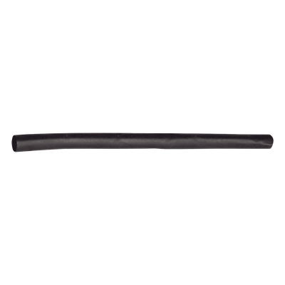 Tubo Termoencogible (Termofit) Negro de 1.2 m, 1/8″ de Diámetro, Reduce de 2:1, Poliolefina.
