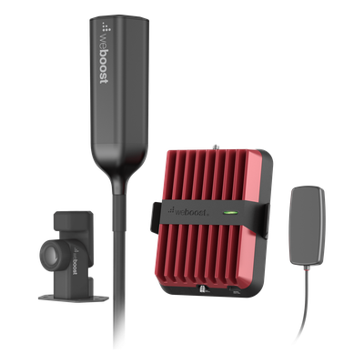 Kit Amplificador Celular Drive Reach Overland para Vehículos Todo Terreno / Llamadas y Datos 2G, 3G y 4G / Amplificación 32X / Tribanda (B5, B2/25 y B4) / Ganancia Máxima 50 dB / Antena Omnidireccional plegable.