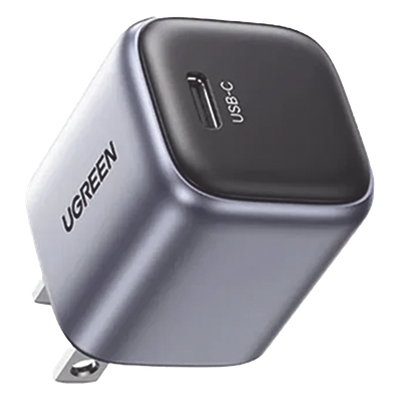 Cargador Mini de 20W | 1 USB-C de Carga Rápida | Tecnología GaN II | Carga Inteligente | Múltiple Protección  | Mayor Eficiencia Energética | Tamaño Compacto.