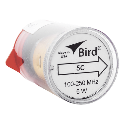 Elemento de 5 Watt en linea 7/8″ para Wattmetro BIRD 43 en Rango de Frecuencia de 100 a 250 MHz.
