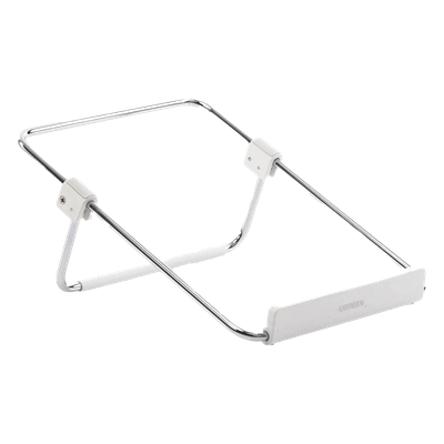 Soporte para Laptop / Plegable / Ajustable de 87 a 131 mm / Amplia compatibilidad 11»-16» / Capacidad de carga 20 KG / Antideslizante /  Ultra Ligero / Metal / ABS / Silicona / Color Plata