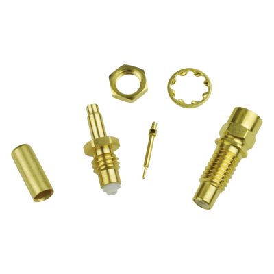 Conector Jack SMC de Anillo Plegable para Cable RG-316 y Montaje en Chasis.