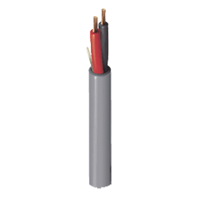 Bobina de 305 Metros (1000 Pies) de Cable / 2 x 16 AWG / Color Gris / Para Aplicaciones Multi Propósito, Seguridad, Control de Acceso, Audio.