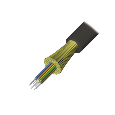 Cable de Fibra Óptica de 6 Hilos, Interior/Exterior, Tight Buffer, No Conductiva (Dieléctrica), Riser, Multimodo OM3 50/125 Optimizada, 1 Metro (3.28 Pies)
