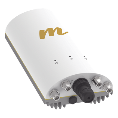 Punto de Acceso de 1.5 Gbps / MU-MIMO 4×4 / 4.9-6.4 GHz / 4 Conectores N-hembra / Hasta 100 clientes concurrentes / Incluye POE y cable de alimentación / Soporta monitoreo en la nube