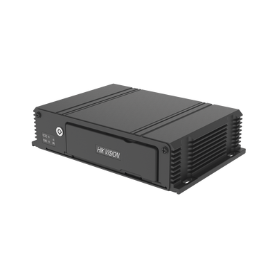DVR Móvil 2 Megapixel (1080p) / 4 Canales TURBOHD / IA Integrada ADAS + DSM + BSD / 4G + GPS / Dual SD 512 GB / Sensor G / Alarmas I/O / 9-32 Vcc