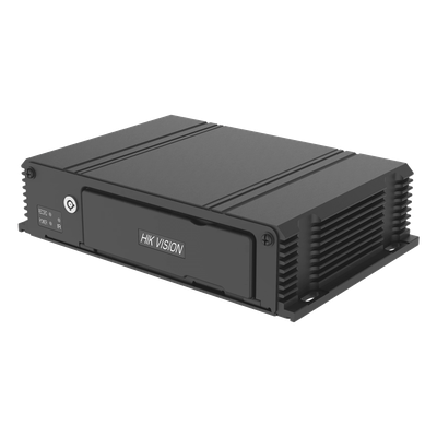 Grabador de Video Móvil AE-MD5043-SD Series / 4 Canales HDTVI-AHD-CVBS / SD Card Hasta 256 GB / 4G Integrado / GPS y GLONASS / Chasis de Aluminio Sin Ventilador / Compatible con H.264 y H.265