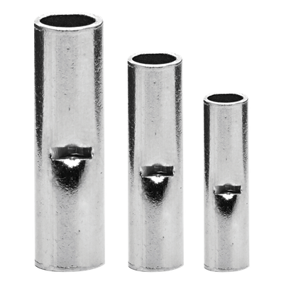 Conector a tope / Sin aislar / 12 – 10 AWG / Sin color / Paquete de 25 piezas.