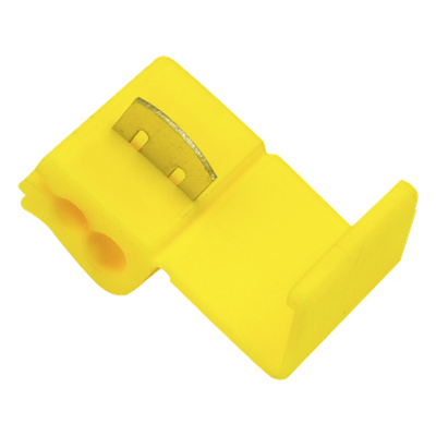 Conector rápido / 12 – 10 AWG / Amarillo / Empalme seguro y rápido sin pelar cables / Paquete de 25 piezas.
