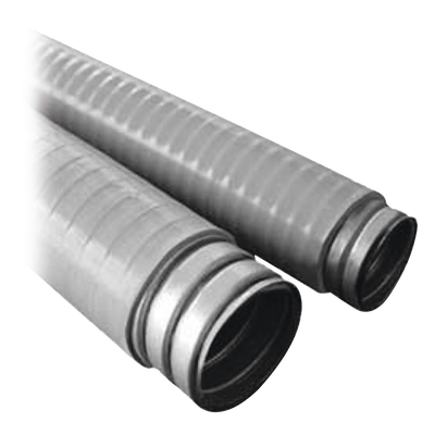 Tubo Flexible tipo Liquidtight de 1 1/4″ (32 mm). Acero + Forro PVC. Rollo de 30 Metros.