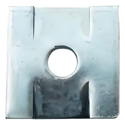 Tope Unicanal Plano para Tornillo de 1/2″ (13 mm).