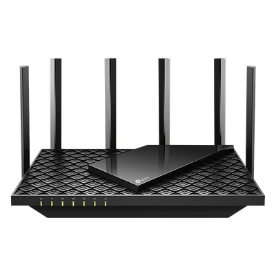 Router WiFi 6 Doble Banda / AX5400 MU-MIMO 4X4 y OFDMA / 1 puerto WAN 10/100/1000 Mbps / 4 puertos LAN 10/100/1000 Mbps / 1 puerto USB 3.0 / 6 potentes antenas / Administración App (Tether) o Página web / Protección HomeShield