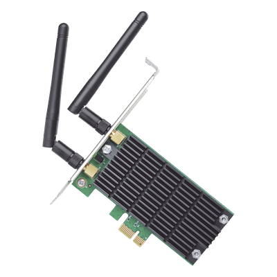 Adaptador  PCI inalámbrico doble banda AC 1200 Mbps / Antena de alta ganancia / Tecnología MU-MUMO 2X2 / Soporte de perfil bajo y Altura completa
