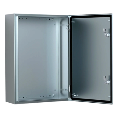 Gabinete de Acero Inoxidable 304L ASR IP66 / 600x400x210 mm (23.6×15.7×8.3 in) / 2 Cerraduras / Montaje Placa 2 mm
