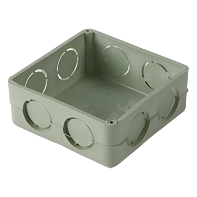 Caja Cuadrada de 1/2″ para Instalaciones de PVC Conduit Pesado.