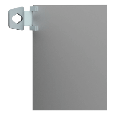 Soporte de Montaje en Pared para Gabinetes NEMA / Brackets Externos AW / Acero Suave Zincado 3 mm / 36x76x21 mm (1.42×2.99×0.83 in) / Incluye 4 Unidades con Accesorios / Mantiene Protección NEMA / IP