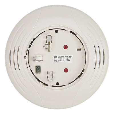 Base sonora estándar para detector de humo, tono seleccionable por jumper, compatible con base B501BH, color marfil