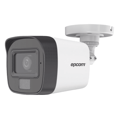 [Dual Light] Bala TurboHD 2 Megapíxel (1080p) / Gran angular 101° / Exterior IP67 / Lente 2.8 mm / 30mts de IR + 20mts luz blanca / Microfono Interconstruido