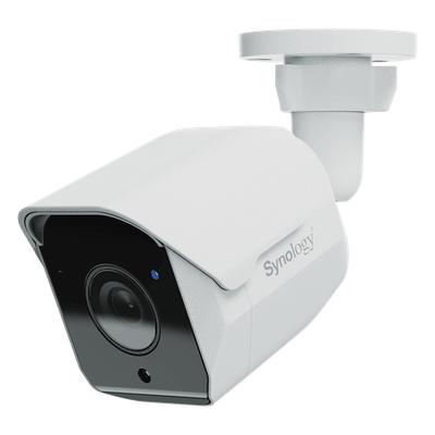Cámara de Vigilancia BC500 | 5 Megapíxeles (2880×1620) | Lente 2.8 mm (110° H) | Visión Nocturna 30 mts | IP67 | IA para Detección de Personas y Vehículos | Compatible con Surveillance Station | Almacenamiento en mic