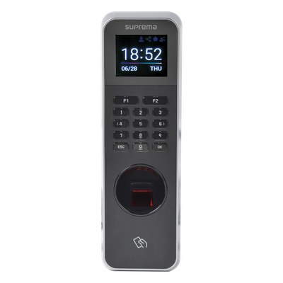 Lector de Huella IP67 Con Teclado y Lector de Tarjetas RFIDNFC y  (125kHz EM, HID Prox &13.56Mhz MIFARE, MIFARE Plus, DESFire/EV1, FeliCa, iCLASS SE/SR),NFC y BLUETOOTH, Uso para Control de Acceso y Asistencia