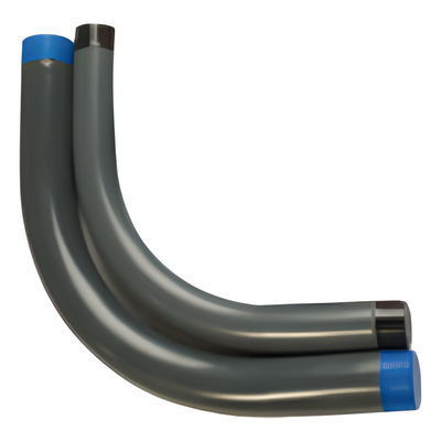 Codo Conduit Rígido de Aluminio de 1″ (25.4 mm) / Recubierto de PVC / Interior de Uretano.