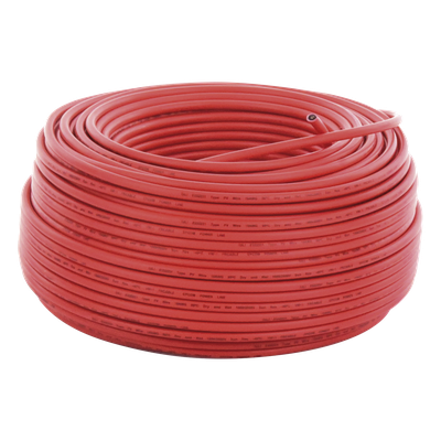 Cable Fotovoltaico Rojo / 6mm² (10AWG) / Material COBRE / 2000V / Rollo de 100 m