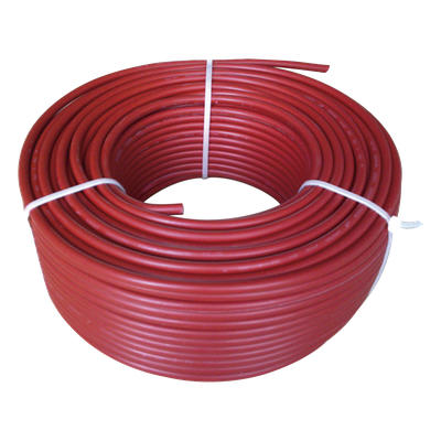 Cable Fotovoltaico Rojo / 10 mm² ( 8 AWG) / Material COBRE /  2000V / Rollo de 50 metros.
