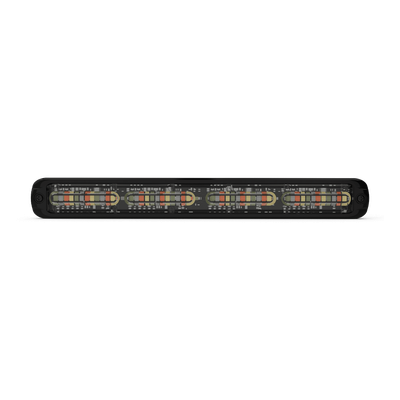 Luz auxiliar Giga Thin 11¨ Quadcolor Rojo/Azul/Ambar/Blanco 48 LED Con funcionalidad de director de tráfico