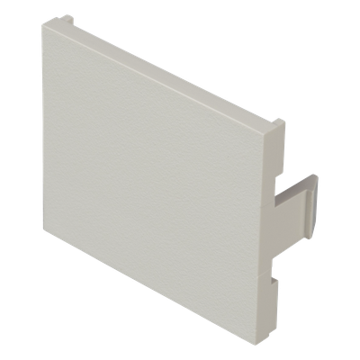 Módulo de Tapa Ciega (Inserto Ciego), de 1/2, Color Blanco Mate, 1 Pieza