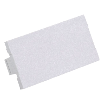 Módulo de Tapa Ciega (Inserto Ciego), de 1/3, Color Blanco Mate, 1 Pieza
