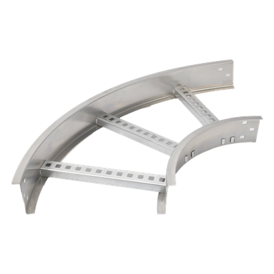 Curva Horizontal de Aluminio de 90° Perfil Z / Peralte 3 1/4″ / Ancho 12″ / Radio 8″ / Incluye Tornillería (CHC90EZ314R8X12AK)