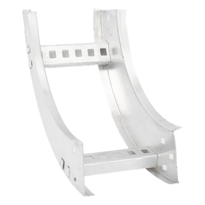 Curva Vertical Interior de Aluminio de 90° Perfil Z / Peralte 3 1/4″ / Ancho 6″ / Radio 8″ / Incluye Tornillería
