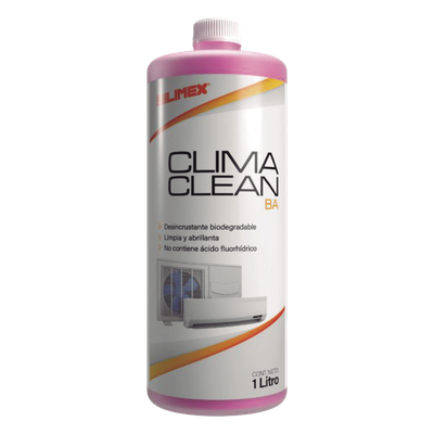 CLIMA CLEAN BA Limpiador Espumoso, Biodegradable y a Base de Agua que Garantiza una Limpieza Profunda y Profesional en Serpentines de Minisplits, Mejorando su Eficiencia y Prolongando su Vida Útil