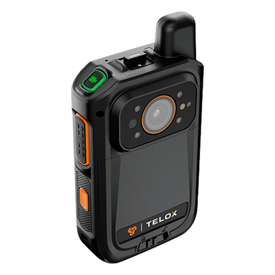 Bodycam IP67 4G LTE Android 12 / Con Funciones de Radio POC / Pantalla Táctil de 2″ / Soporta llamadas Telefónicas y Mensajes SMS /Descarga de Vídeo automática con estación